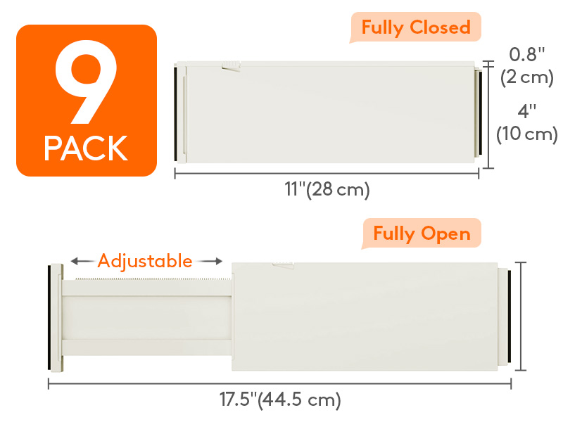 Expandable & adjustable drawer dividers