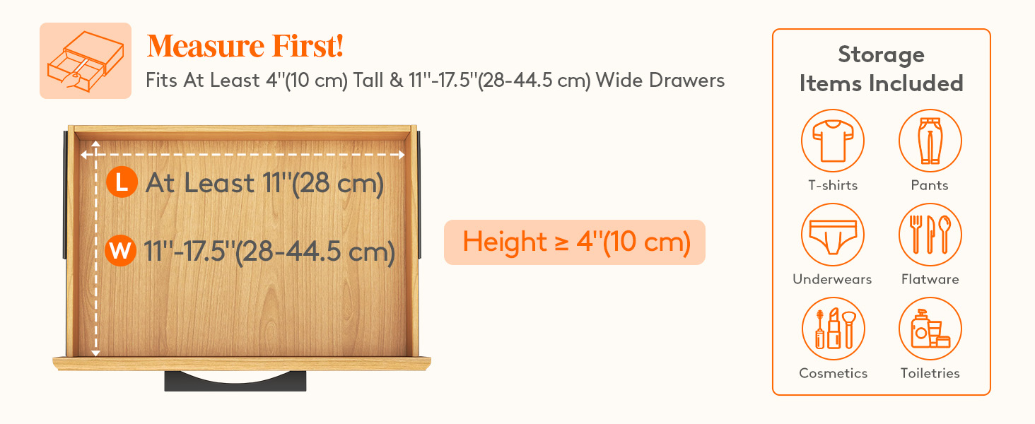 Easy installation drawer divider